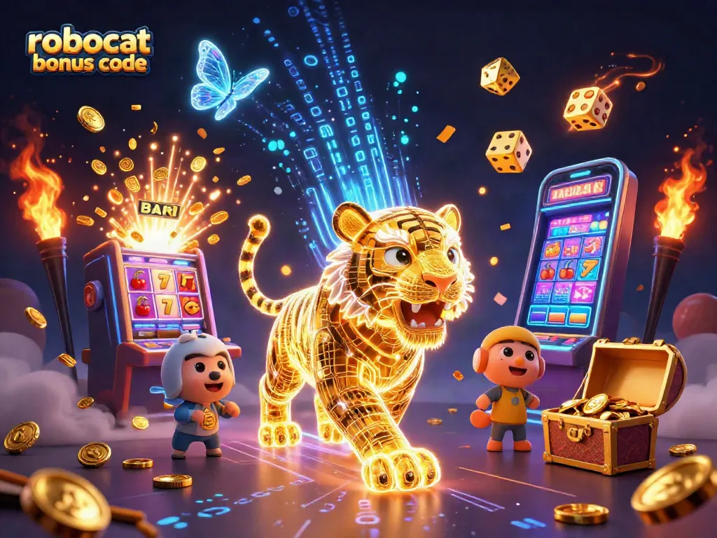 Spin to win with the robocat bonus code for exciting casino adventures.